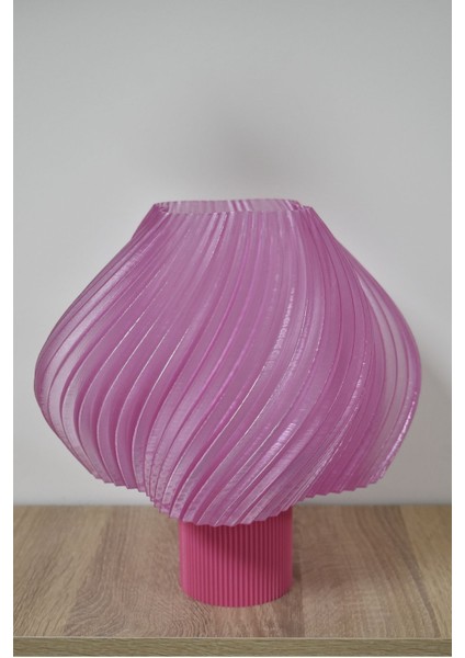 Creamaura Soft Pembe Abajur modelleri