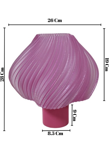Creamaura Soft Pembe Abajur fırsatları
