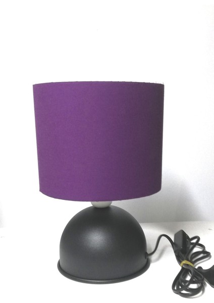 Siyah Metal Ayaklı Abajur Başlığı 4 Renk Seçenekli fiyatları