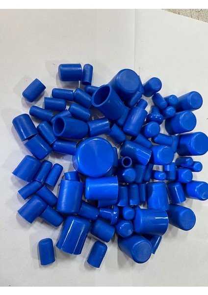 Motosiklet Vida Kapağı Silikon Tapa Aksesuar Mavi 80 Adet fiyatları