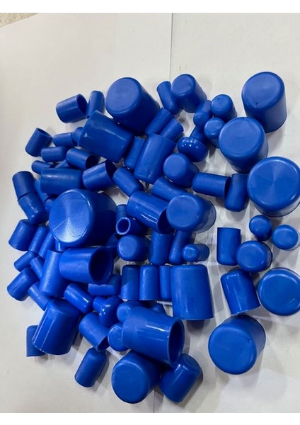 Motosiklet Vida Kapağı Silikon Tapa Aksesuar Mavi 80 Adet modelleri