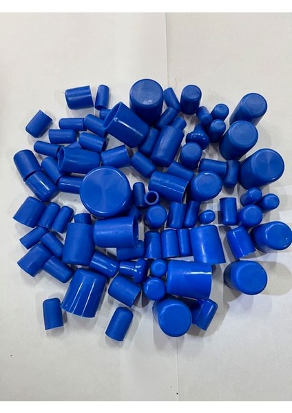 Motosiklet Vida Kapağı Silikon Tapa Aksesuar Mavi 80 Adet fırsatları