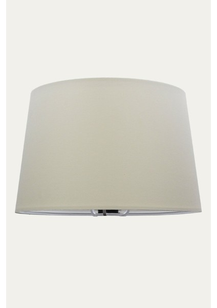 Krem Lambader Başlık Çap 35 cm Konik Kumaş AB880
