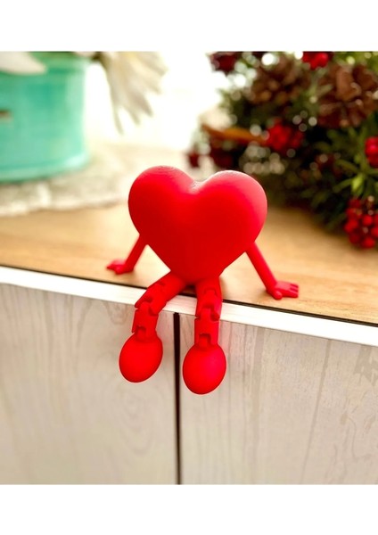 Ayaklı Kalp - Doğum Günü, Sevgililer Günü Için Masaüstü Hediyelik (5 Cm) fırsatları