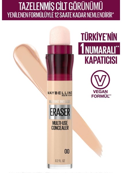 M@ybelline New York Instant Anti Age Eraser Kapatıcı - 00 Ivory