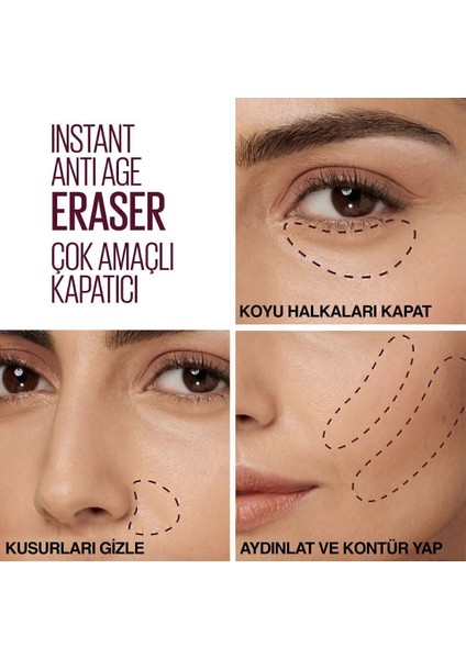 M@ybelline New York Instant Anti Age Eraser Kapatıcı - 00 Ivory