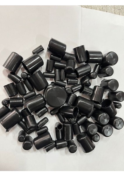 Motosiklet Vida Kapağı Silikon Tapa Aksesuar Siyah 80 Adet fiyatları