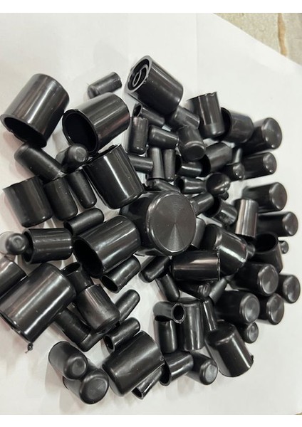 Motosiklet Vida Kapağı Silikon Tapa Aksesuar Siyah 80 Adet modelleri