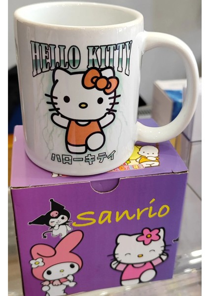 Hello Kitty Figürlü Porselen Kupa Bardak