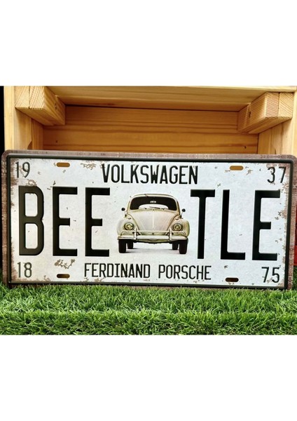 Volkswagen Beetle Vosvos/metal Plaka