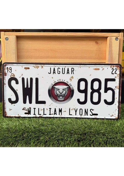Jaguar/metal Plaka