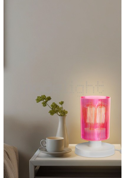 Tipo Abajur Beyaz / Pembe Salon-Oturma-Çocuk-Yemek-Yatak Odası--Antre-Mutfak