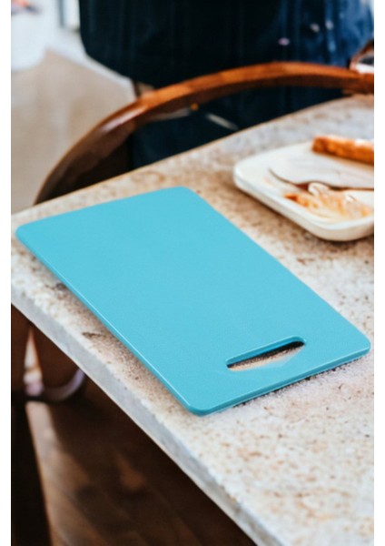 Kesme Tahtası Büyük Boy Turkuaz Renk