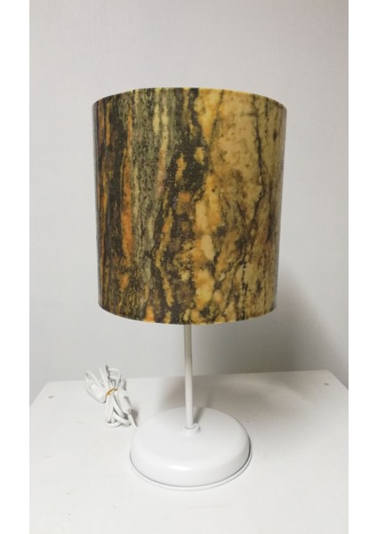 Mermer Desenli Yatak Odası Abajuru fiyatları