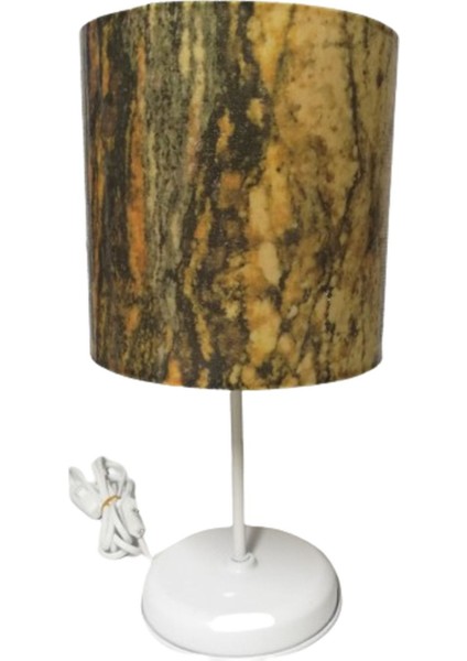 Mermer Desenli Yatak Odası Abajuru modelleri