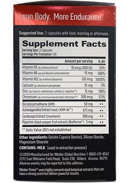Prıme Test Booster For Men 60 Caps