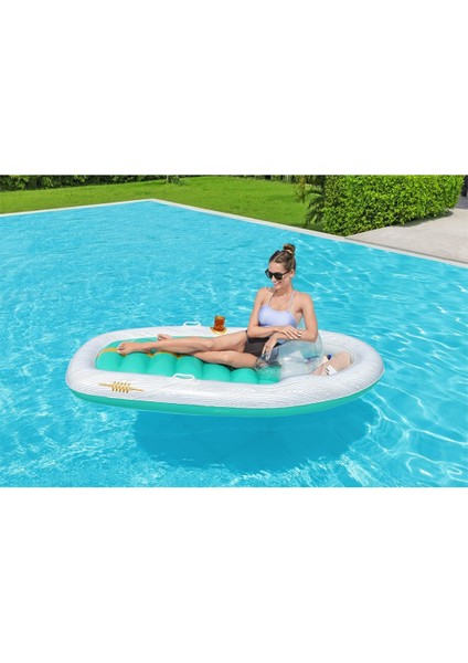 Kayık Şekilli Bardaklıklı Deniz Yatağı 216 cm x 117 cm fiyatları