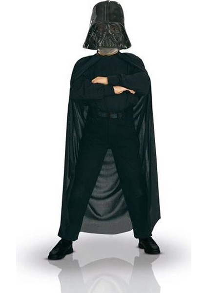 Çocuk Boy Darth Vader Maskesi ve Pelerin Seti