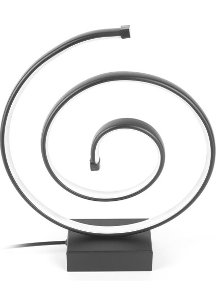 Salyangoz LED Abajur - Siyah - 43 cm modelleri