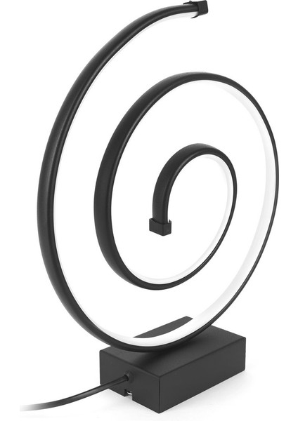 Salyangoz LED Abajur - Siyah - 43 cm fırsatları