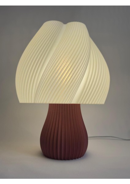 Luminaura Modern Tasarımlı Şık Abajur | Dekoratif Masa Lambası Yatak Odası, Salon ve Ofis Aydınlatm indirimleri