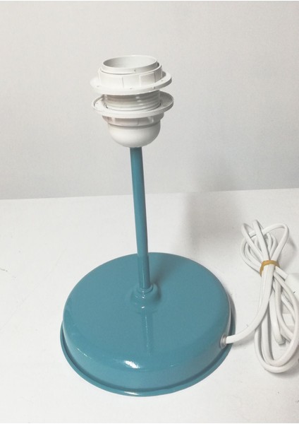 Ahşap Metal Halat Abajur Ayağı