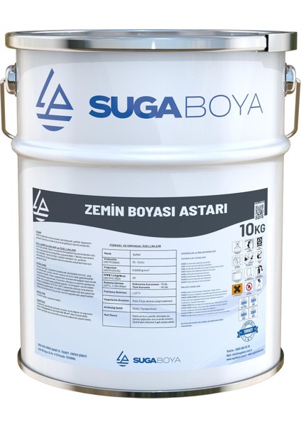 Suga Zemin Boyası Astarı 10 kg