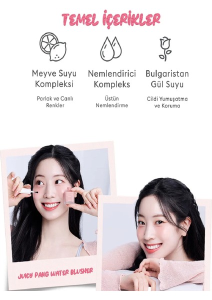 Juicy - Pang Meyve Kokulu Doğal Görünümlü Likit Allık 9G. Apıeu Juicy-Pang Water Blusher (Or01) fırsatları