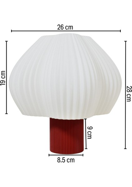 Luminova Modern Kırmızı Abajur fırsatları