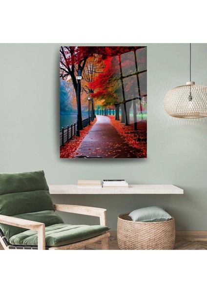 Cam Tablo – Huzur Veren Sokak Manzarası fiyatları