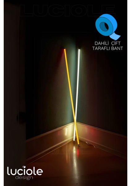 Rgb LED Strip Tube Light Abajur Uzaktan Kumandalı Işık Lamba Ampül Aydınlatma Renkli Atube3 fırsatları