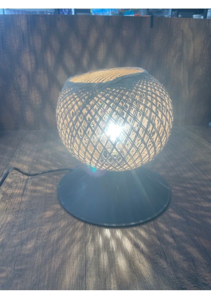 Tekli Abajur Jüt Hasır