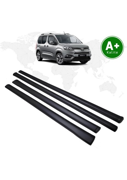 Toyota Proace City Marşpiyel Kaplaması 4 Parça 2019 Model ve Sonrası
