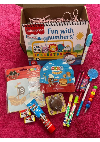 Magic Water Fisher Price Water Painting Hayvanlar Sulu Kalem ve Boyama Kitabı Ile Birlikte Hediye Kutusu & Özel Gün Kutuları