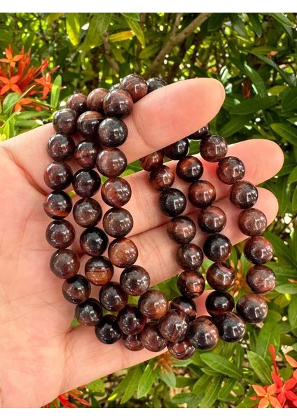 Kızıl Kaplan Gözü Doğal Taş Bileklik fiyatları