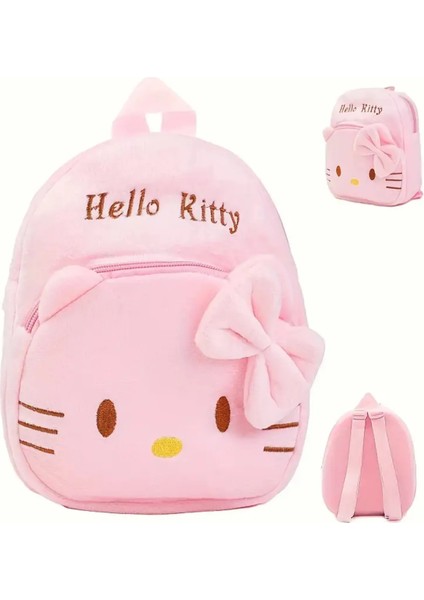 Hello Kitty Figürlü Peluş Küçük Boy Sırt Çantası ( 25cm * 20 Cm )