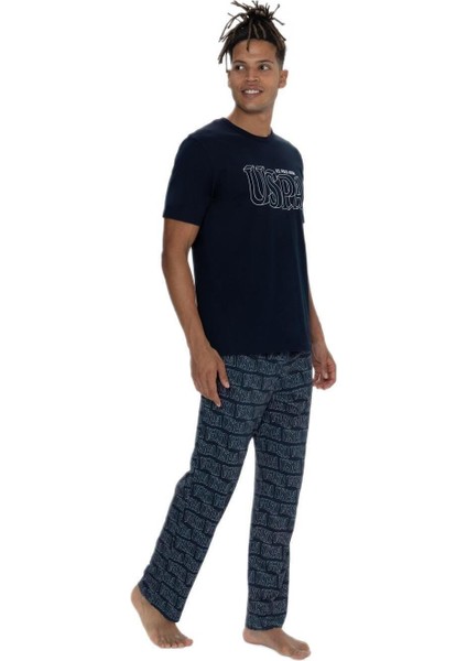 18903 Erkek Bisiklet Yaka Kısa Kol 3'lü Şortlu-Uzun Pijama Takım fiyatları