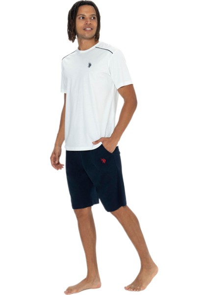 18905 Erkek Bisiklet Yaka Kısa Kol Şortlu 3'lü Pijama Takım fiyatları