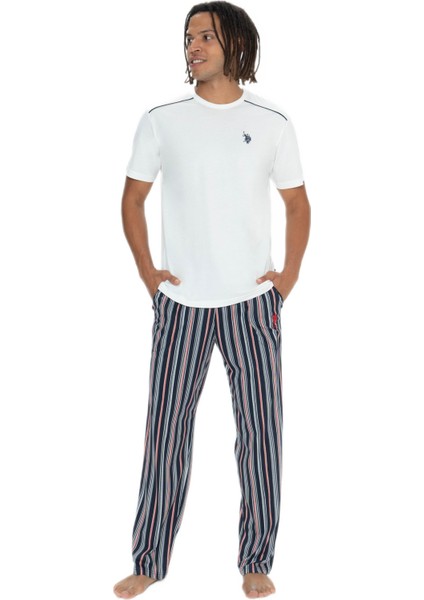 18905 Erkek Bisiklet Yaka Kısa Kol Şortlu 3'lü Pijama Takım modelleri