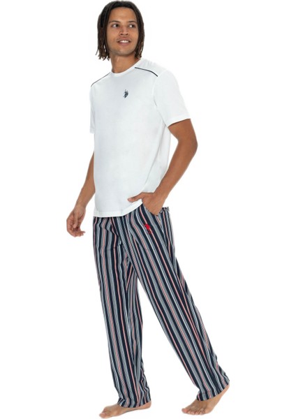 18905 Erkek Bisiklet Yaka Kısa Kol Şortlu 3'lü Pijama Takım fırsatları