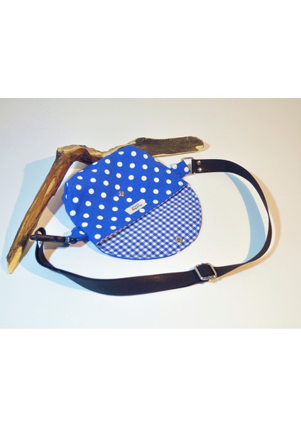 Beyaz Puantiyeli Küçük Mini Bag Bel Çantası modelleri