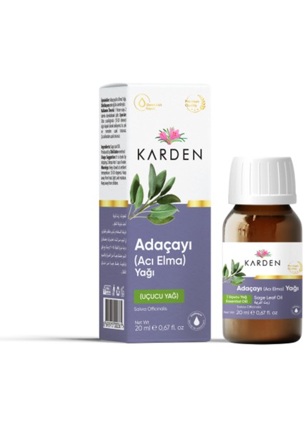 Adaçayı (Acı Elma) Yağı 20 ml