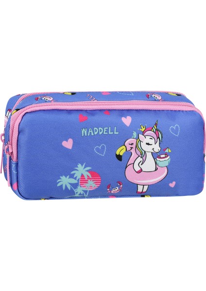 Waddell Lisanslı Mor Unicorn 2 Cepli Kalem Çantası modelleri