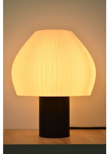 Virtulamp Modern Siyah Abajur