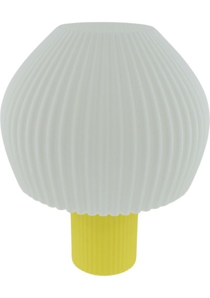 Virtulamp Modern Sarı Abajur