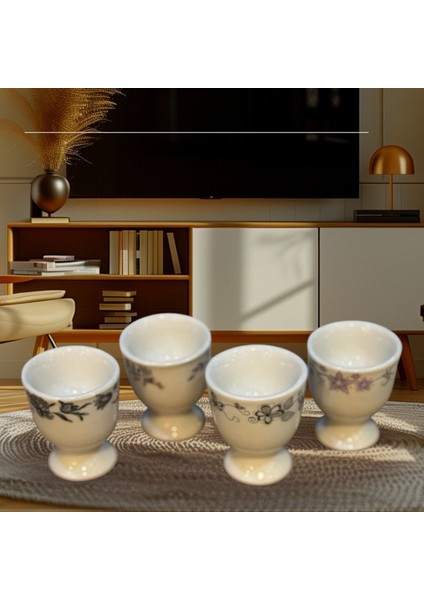 Porselen Yumurtalık - 4 Lü Ayaklı Yumurtalık