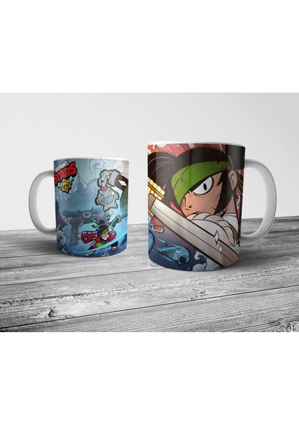 Kenji Brawl Stars Özel Tasarım Kupa Bardak Model 1