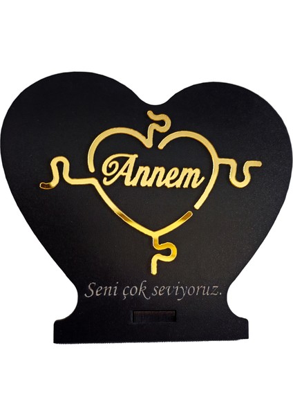 Anneler Günü Kalp Dekor Seni Çok Seviyoruz modelleri