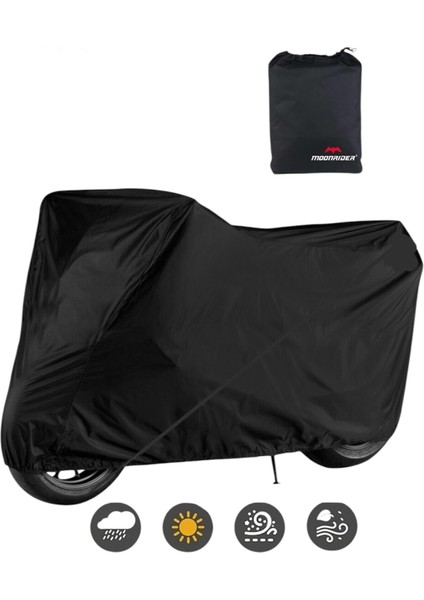 Su Geçirmez Premium Motosiklet Branda 450CC Altı Motorlar Lastikli Taşıma Çantalı Motorsiklet Çadırı