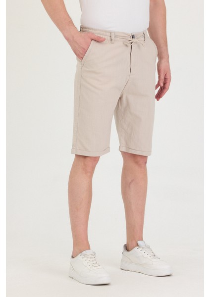 Erkek Slim Fit Keten Chino Şort fiyatları